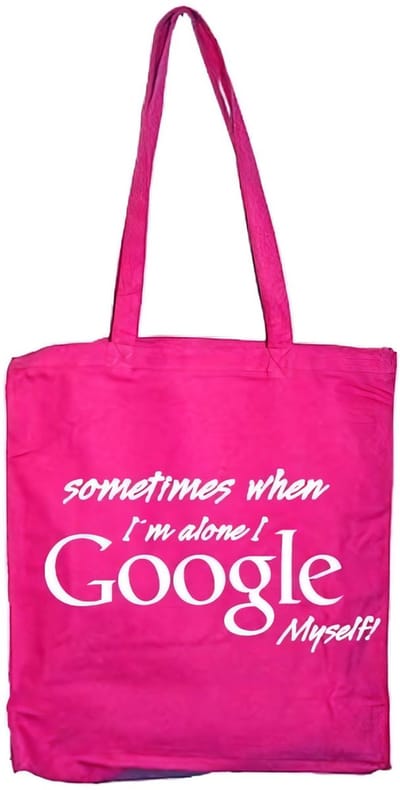 Tokigt I Google Myself Tote Bag SH-4-10898-H3-16