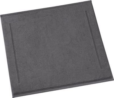 De Witte Lietaer Badmat Contessa, Dark Grey - 60 x 60 cm - Katoen