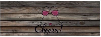 MD Entree - Keukenloper - Vloerkleed - Machinewasbaar - Cook & Wash - Cheers Wood - 50 x 150 cm