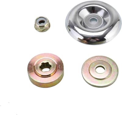 Vervangende Metaal Bevestigingsmoeren voor Bosmaaiers, 4 Stuks M10, Universele Accessoires voor Blad en Beschermkap