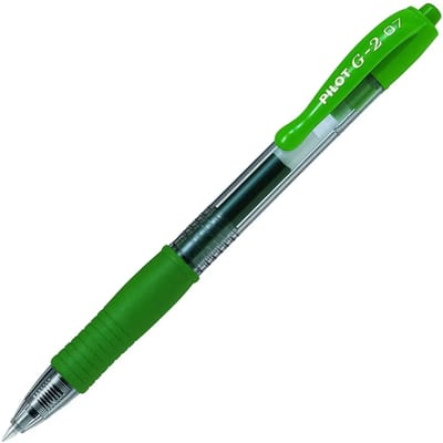 Pilot G2 Gel Ink Rollerball pen – Doos van 12 gelpennen - Medium Tip - Groen
