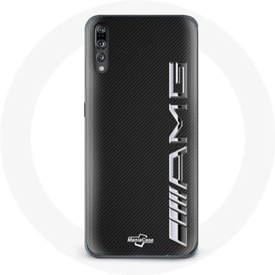 Coque - Huawei - P20 - Logo AMG - Carbone - Protection optimale noir