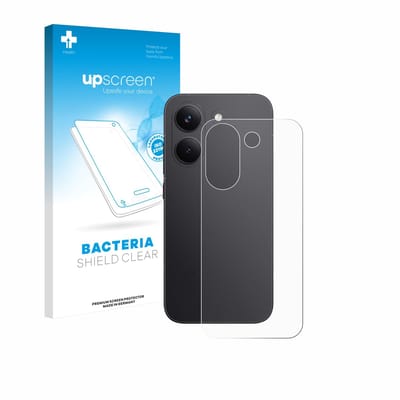 upscreen - Screenprotector voor Xiaomi Poco X8 Pro (Achterkant) - Folie Beschermfolie transparant antibacterieel