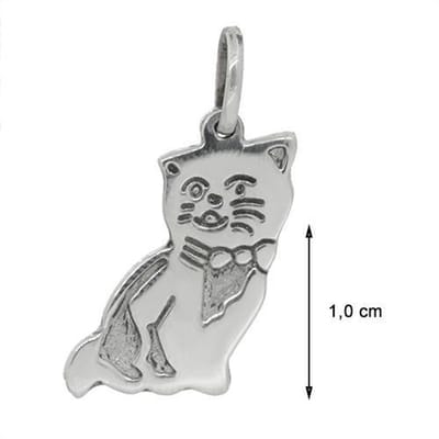 Blinx Jewels Zilveren Hanger Poes of Kat