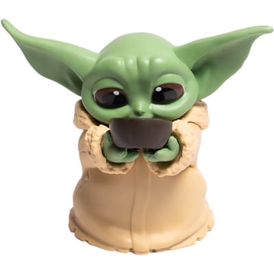 Hasbro Star Wars: The Mandalorian Baby Bounties  Sipping Soup  Mini Figure