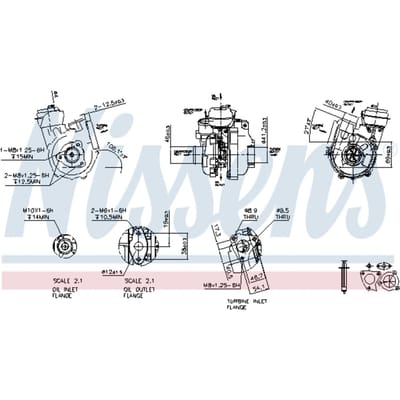 Supercharger, drukvulling NISSENS 93223