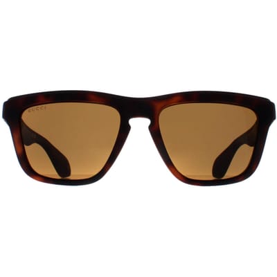 Gucci Rechthoek Unisex Havana Bruin GG1571S