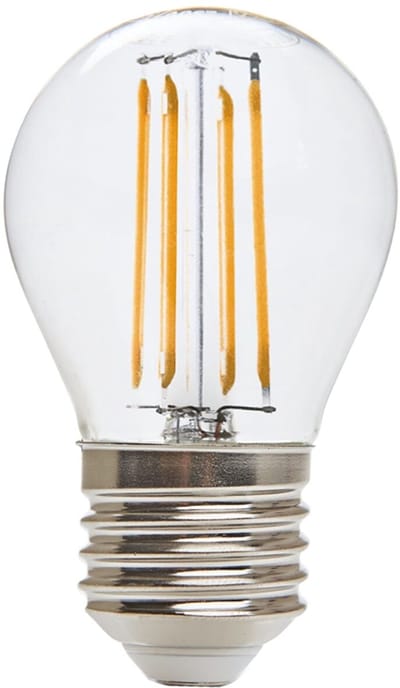 Kobi LED Filamentlamp E27 4W - 470lm - 3000K - 360° Licht - 230V - Kaarsvorm - Voor Woonruimte, Bedlamp of Vintage Armaturen