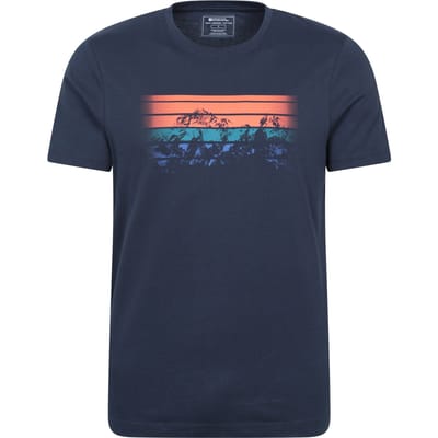 Mountain Warehouse Mannen Sunrise T-Shirt (Donkerblauw)