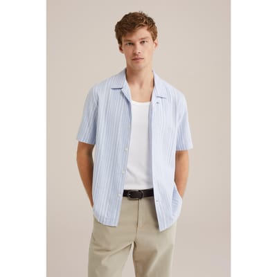 We Fashion Shirt Light Blue Size: XL | Casual Shirts Outlet | Heren | Blauw