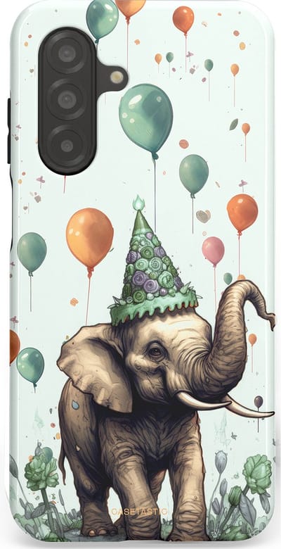 Casetastic Hoesje Geschikt voor Samsung A26 - Stijlvolle Beschermende Duo-layer Case - Ballolifant