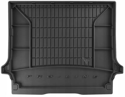 Premium Rubber Kofferbakmat met Organizer Functie – Geschikt voor CITROEN C4 Grand Picasso I 2006-2013 – 7-persoons uitvoering (3e zitrij ingeklapt) – TPE Rubber – Hoge Rand 5 cm