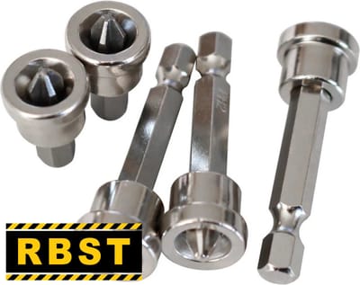 RBST Gipsplaat bitjes - 5 stuks - PH2 - 3x 50mm / 2x 25mm