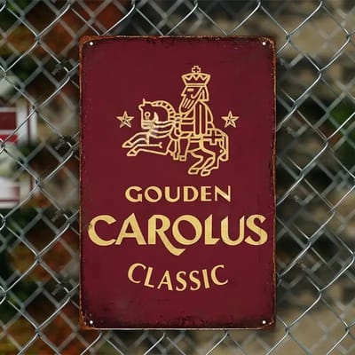 Gouden Carolus Classis Wandbord [Wanddecoratie] [Gouden Carolus] [Biermerken] [Mancave of bar]