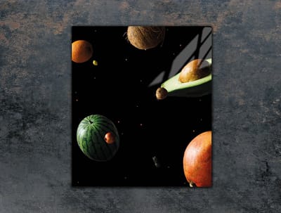 TMK ArtDeko Serie - Snijplank - 45x52 cm - Glas - Ovaal