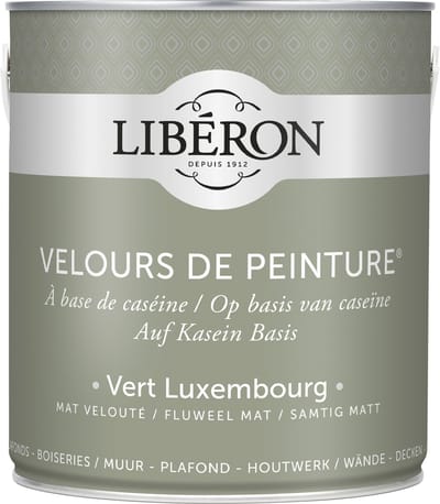 Liberon Velours De Peinture Muurverf - Mat - Vert Luxembourg - 2,5l