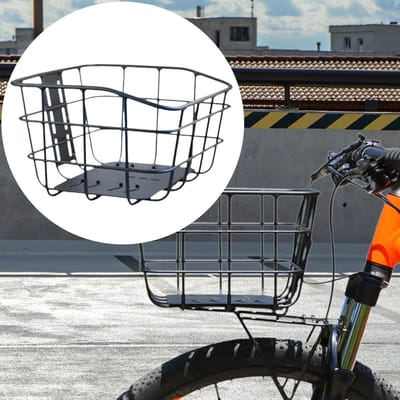 Fietsmand - Voorfietsmand Huisdier - Boodschappen Vervoeren - Sterke Aluminiumlegering - 315 cm - Zilver