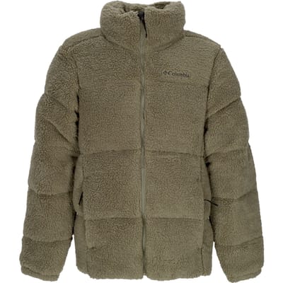 Mannen Beer Puffect Sherpa Jacket Stone Green