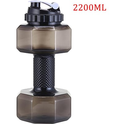 Water Dumbbell Sportfles Grote Capaciteit Gym Hardlopen Fitness Bodybuilding Oefening Buiten Fietsen Kamperen Fietsfles