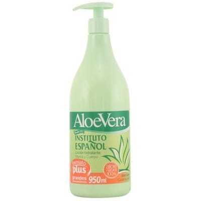 Lotion - INSTITUTO ESPAÑOL - ALOE VERA - 950ml - Unisex - Alle huidtypes groen