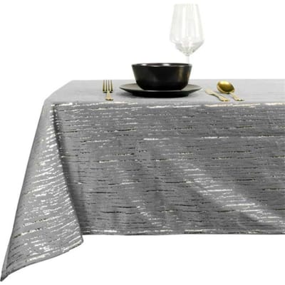 Unique Living | tafelkleed bobby 150x200cm dark grey