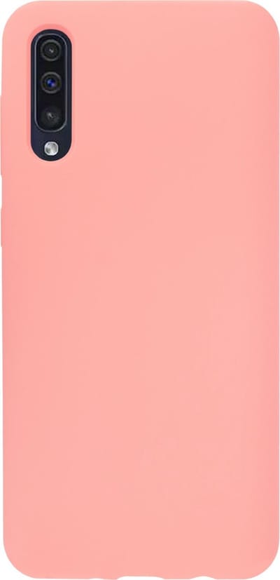BMAX Siliconen hard case hoesje geschikt voor Samsung Galaxy A50 - Hard Cover - Beschermhoesje - Telefoonhoesje - Hard case - Telefoonbescherming - Peach