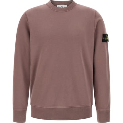 Stone Island Paars Katoenen Sweatshirt