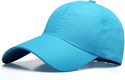 Hikr Sport Cap - Outdoor Pet - Koelpet - Ademend - Lichtgewicht - Running cap & hardloop pet - Sportieve Pet - Sports Cap - Wandelen & Fietsen - Lichtblauw L/XL