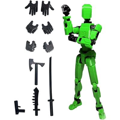 Actiefiguur Titan Multi-Joint Mobiele Transformeer Robot Handheld T13 Actiefiguur Karakter en Hondvormig Speelgoed Kindercadeau