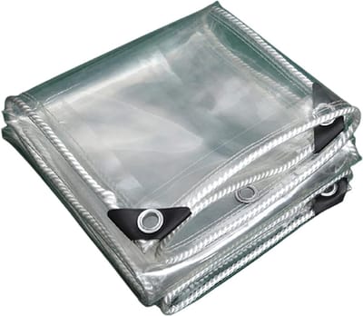 Transparant Dekzeil - Waterdicht PVC - Buiten Beschermen - Zwaar Belastbaar - 1 x 3 meter - Helder