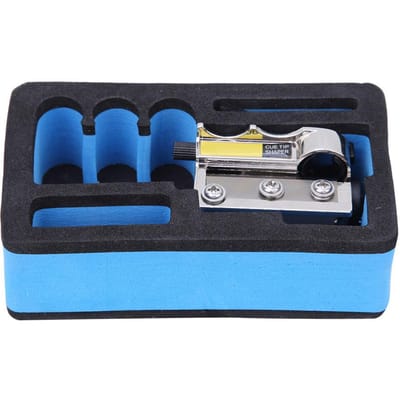 Metalen Biljart Pool Keu Tip Vormer Polijster Snooker Reparatiegereedschap Biljart Accessoire blue