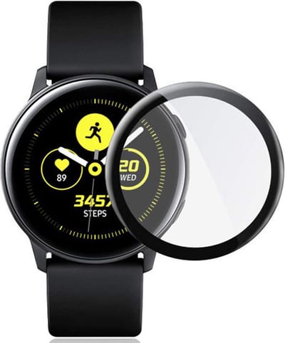 Screenprotector geschikt voor Samsung Galaxy Watch Active 2 (40mm) - Full Screen Cover Volledig Beeld