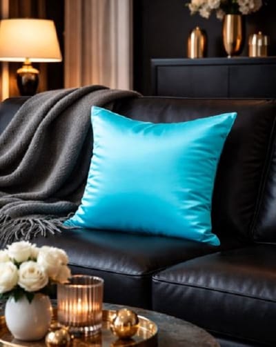 Soft Glow Collection Kussenhoes – Lichtblauw – 45x45 cm