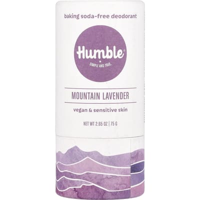 Humble Brands, Déodorant sans bicarbonate de soude, lavande des montagnes, 70 ml (75g) gray