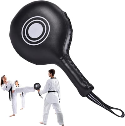 Taekwondo Kickpads - Boksspracks Doeltrainingsapparaat - Vechtsport Training - Verbetert Snelheid Precisie - 36 x 20 x 5 cm - Zwart