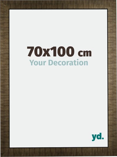 Your Decoration - Fotolijst 70x100 cm - Hout - Champagne Geborsteld - Leeds