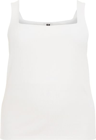 WE Fashion Dames singlet van ribstof - Curve