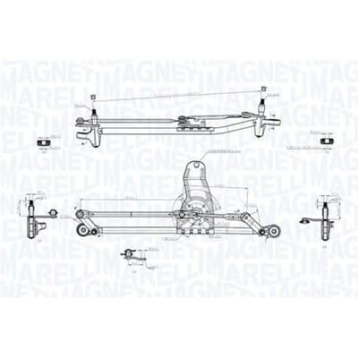 Ruitenwisserstangen MAGNETI MARELLI 085570729010
