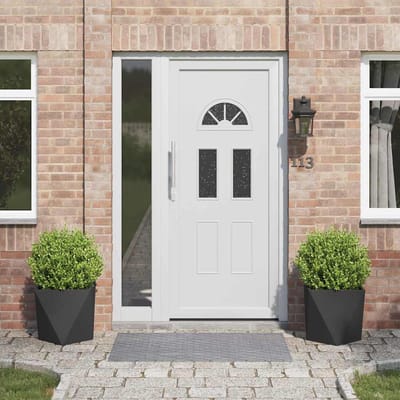 vidaXL Plantenbak 2 st Zwart 40 x 40 x 40 cm Staal