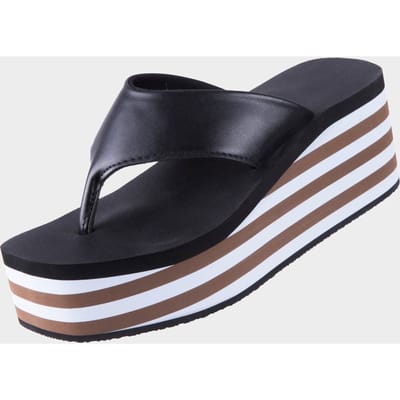 Originele teenslipper in taupe