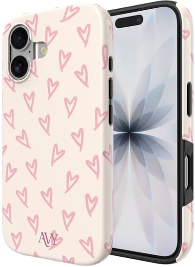 AVY Hard Shell Back Cover | geschikt voor Apple iPhone 17 | Cupid Blush | Compatibel met MagSafe & Qi2