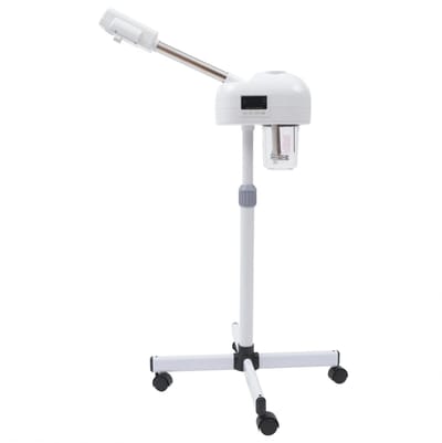 Stervia Gezichtsstomer - Facial Steamer - Gezichtsverzorging - Thuisspa - Ozontechnologie - Met Timer - Wit - 50 x 50 x 105 cm