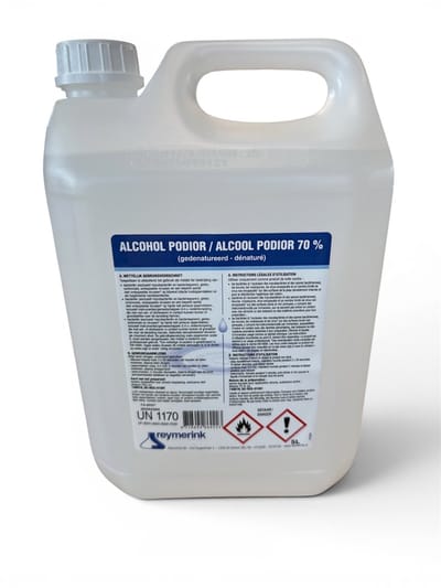 Reymerink Alcohol Podior Desinfectiemiddel -70% - 5 Liter - sterilisatie