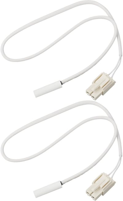 Dailygoods- Temperatuursensor 2x - Koelkast/Vriezer - Compatibel met Hisense - Wit - Type: Temperatuursensor - Geschikt voor diverse modellen - Koelkast Sensor