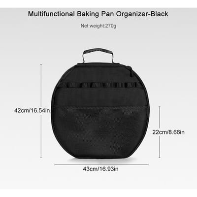 Draagbaar Ontwerp Grillpan Opbergtas Kampeer Gietijzeren Pan Draagtas Picknick Kookgerei Pouch Koekenpan Schikking Koffer Ba Praktisch Gebruik