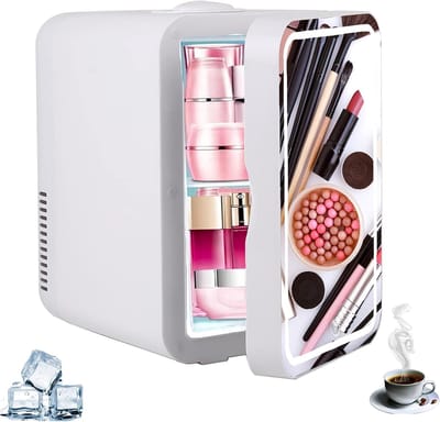 Draagbare Mini Koelkast 8 Liter - Cosmetica Koelkast met Verwarmen & Koelen voor Auto en Thuis
