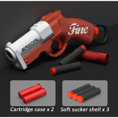 Mini S686 Schelp Werpende Zachte Kogel Afschiet Speelgoedpistool Airsoft Schuimkogel Blaster Buitenwapen Kinderpistool
