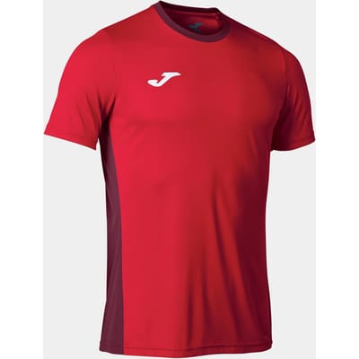 Joma Winner Ii T-shirt Met Korte Mouwen Rood 5-6 Years Kinderen