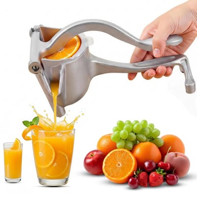 Handmatige sappers, hoogwaardige handmatige fruitpers van aluminium, handmatige citruspers, draagbare handmatige - ShopVlot
