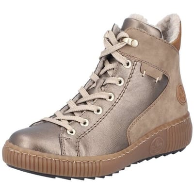Rieker dames veterboot - Brons - Maat 36